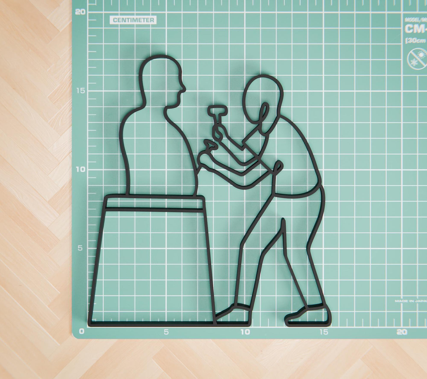 Sculptor - Customized Line Art Figure