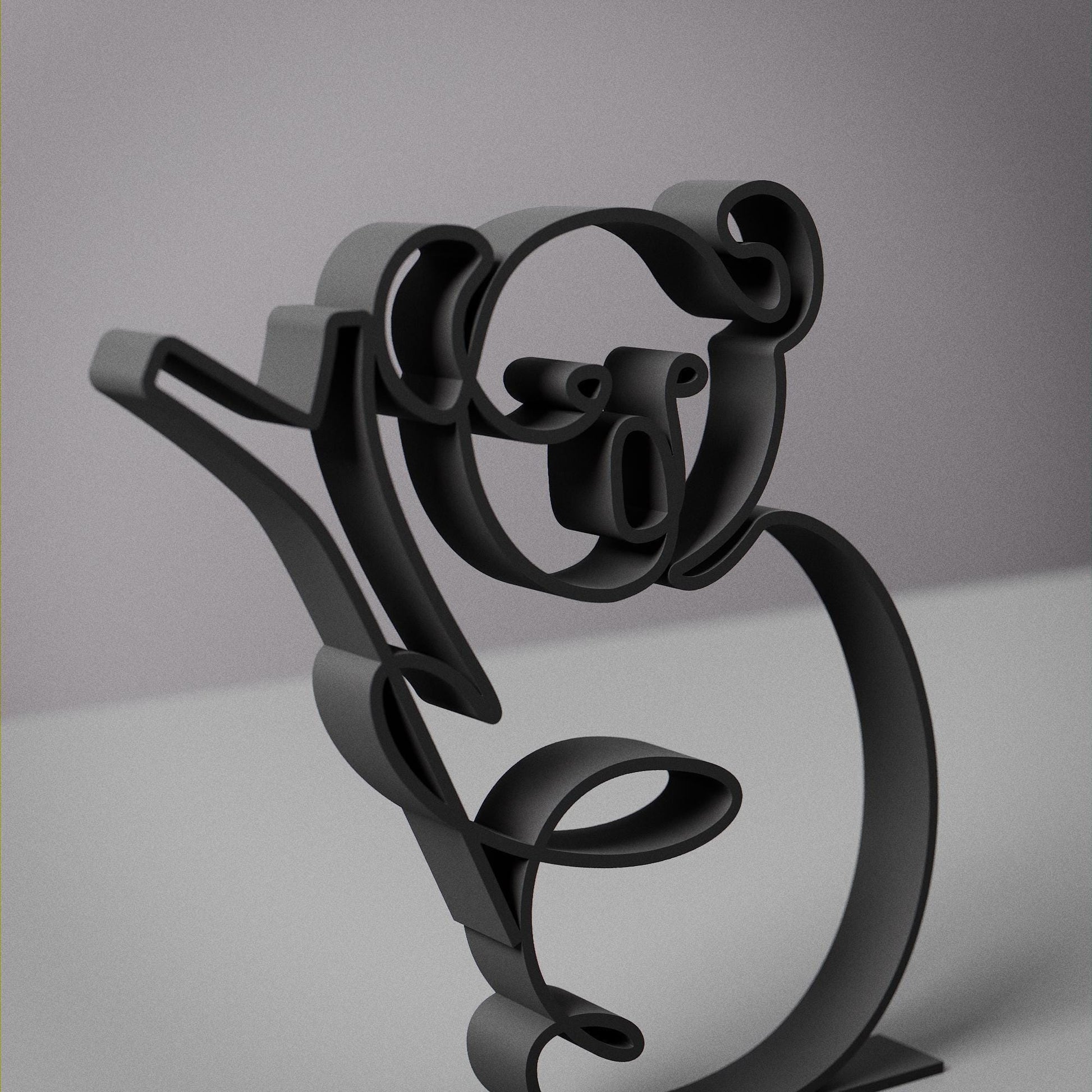 Koala - Customized Line Art Figure