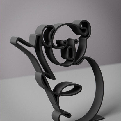 Koala - Customized Line Art Figure