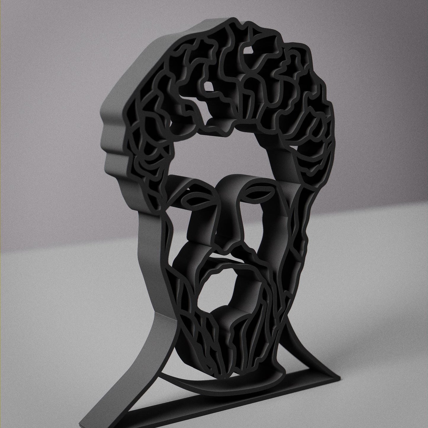 Marcus Aurelius - Line Art Figure