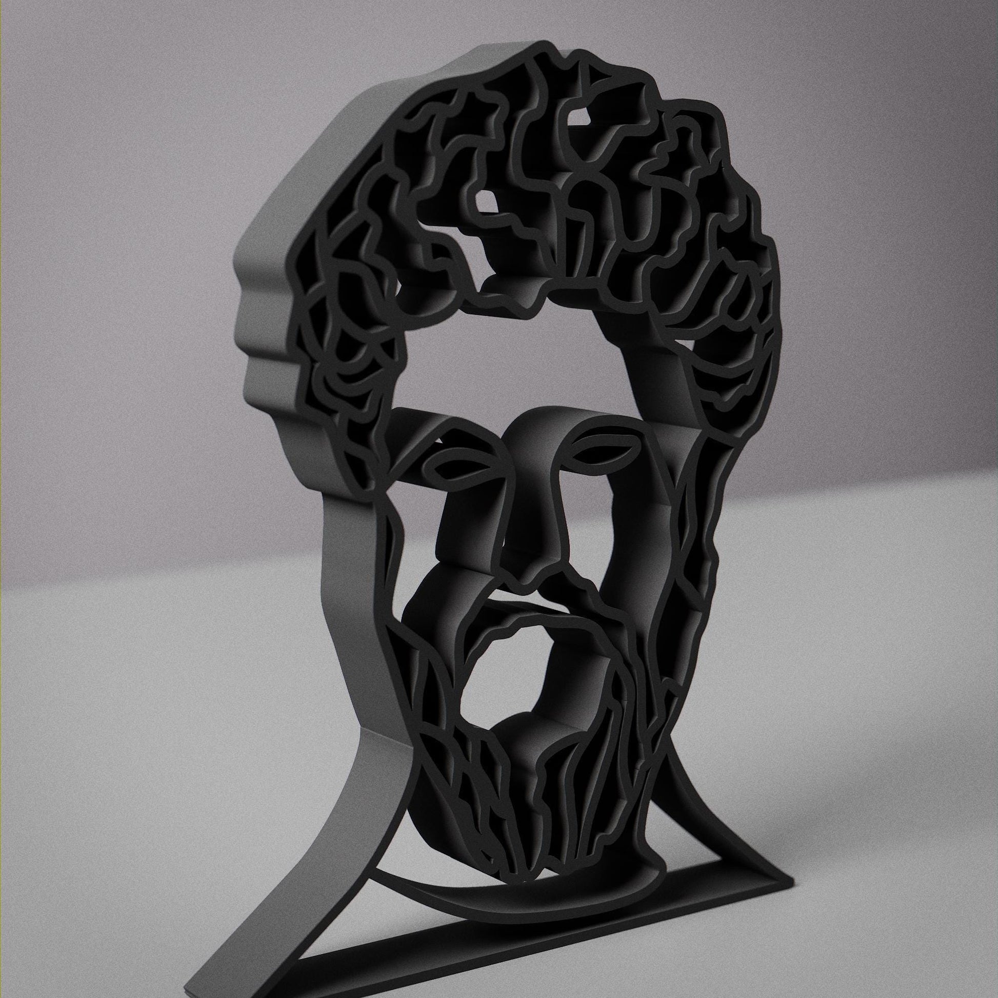 Marcus Aurelius - Line Art Figure