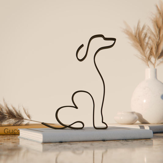 Dachshund Dog 17 - Line Art Figure