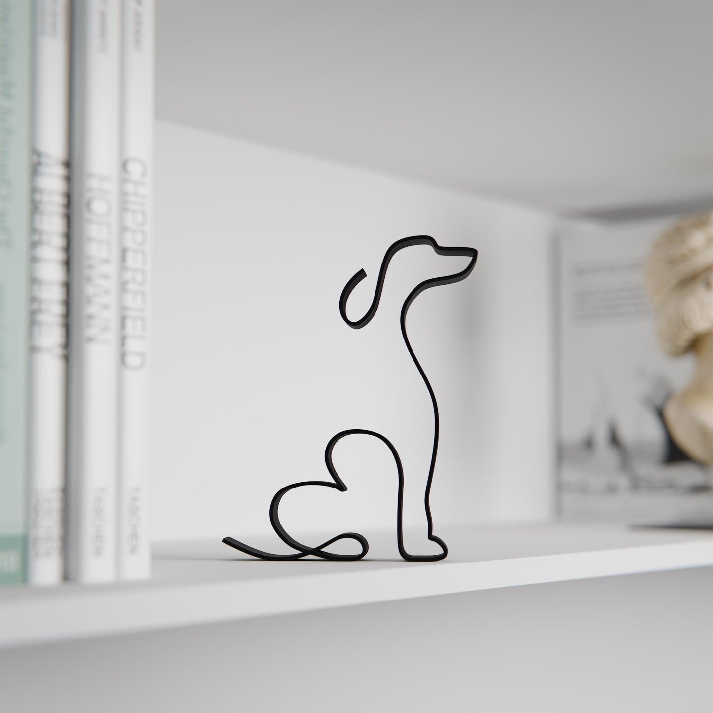 Dachshund Dog 17 - Line Art Figure