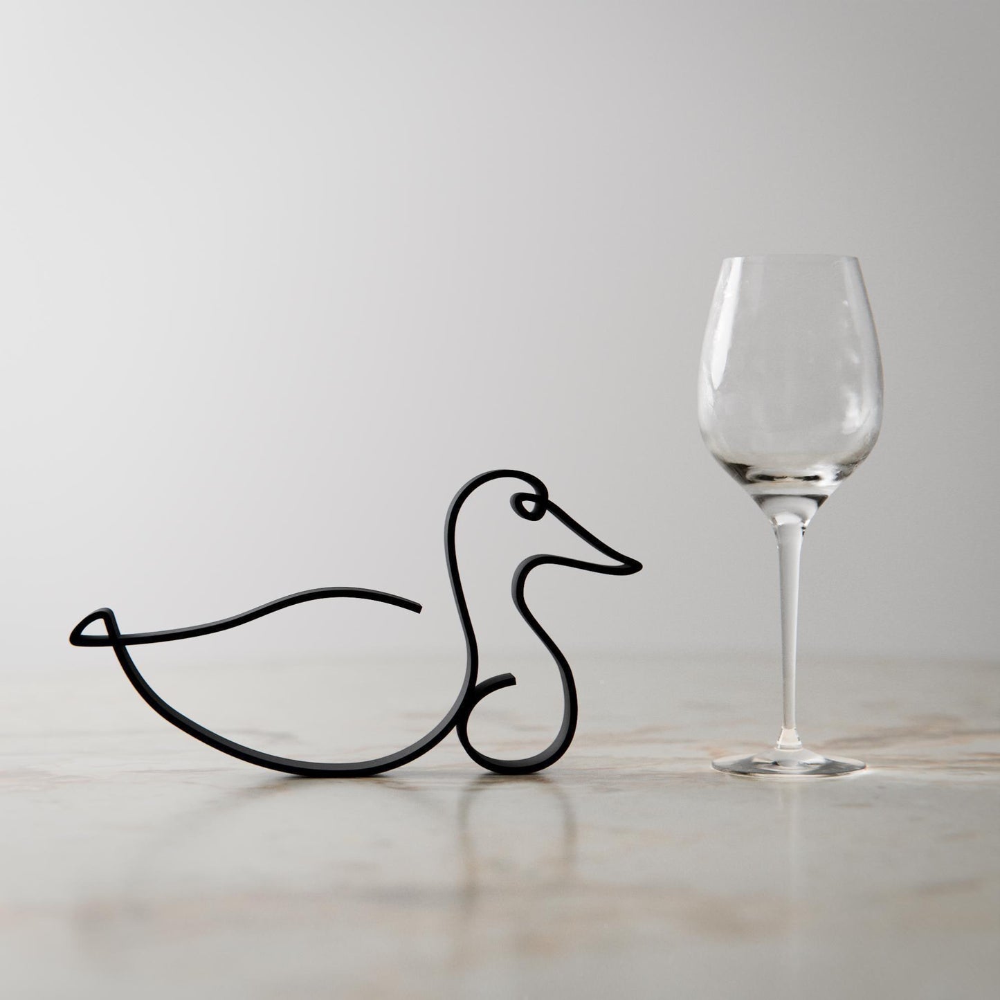 Duck - Line Art Figure