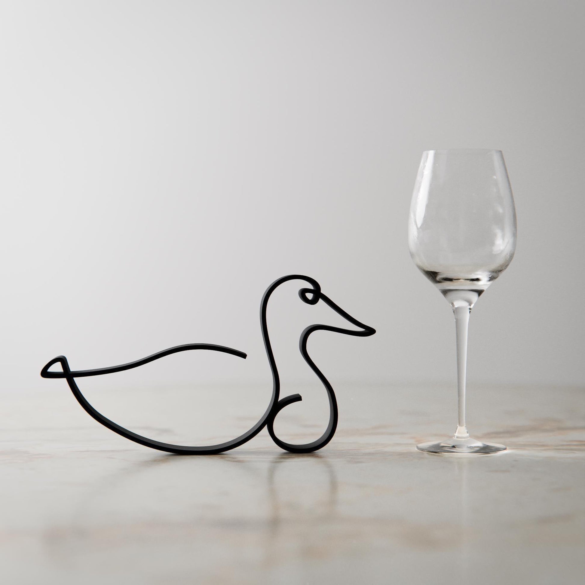 Duck - Line Art Figure