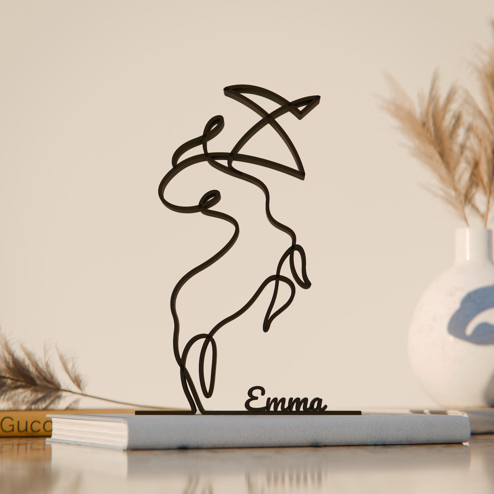 Sagittarius Constellation - Line Art Figure