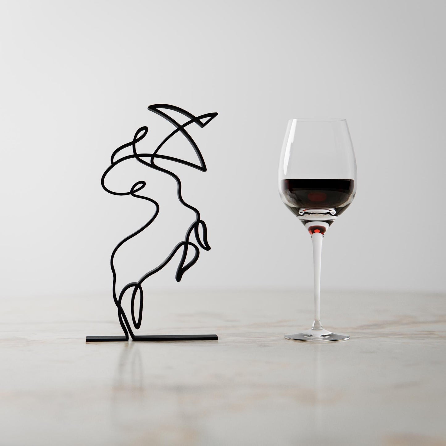 Sagittarius Constellation - Line Art Figure