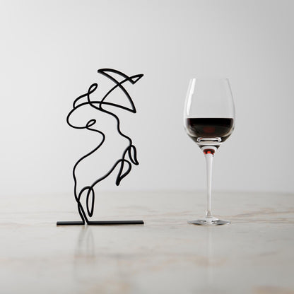 Sagittarius Constellation - Line Art Figure