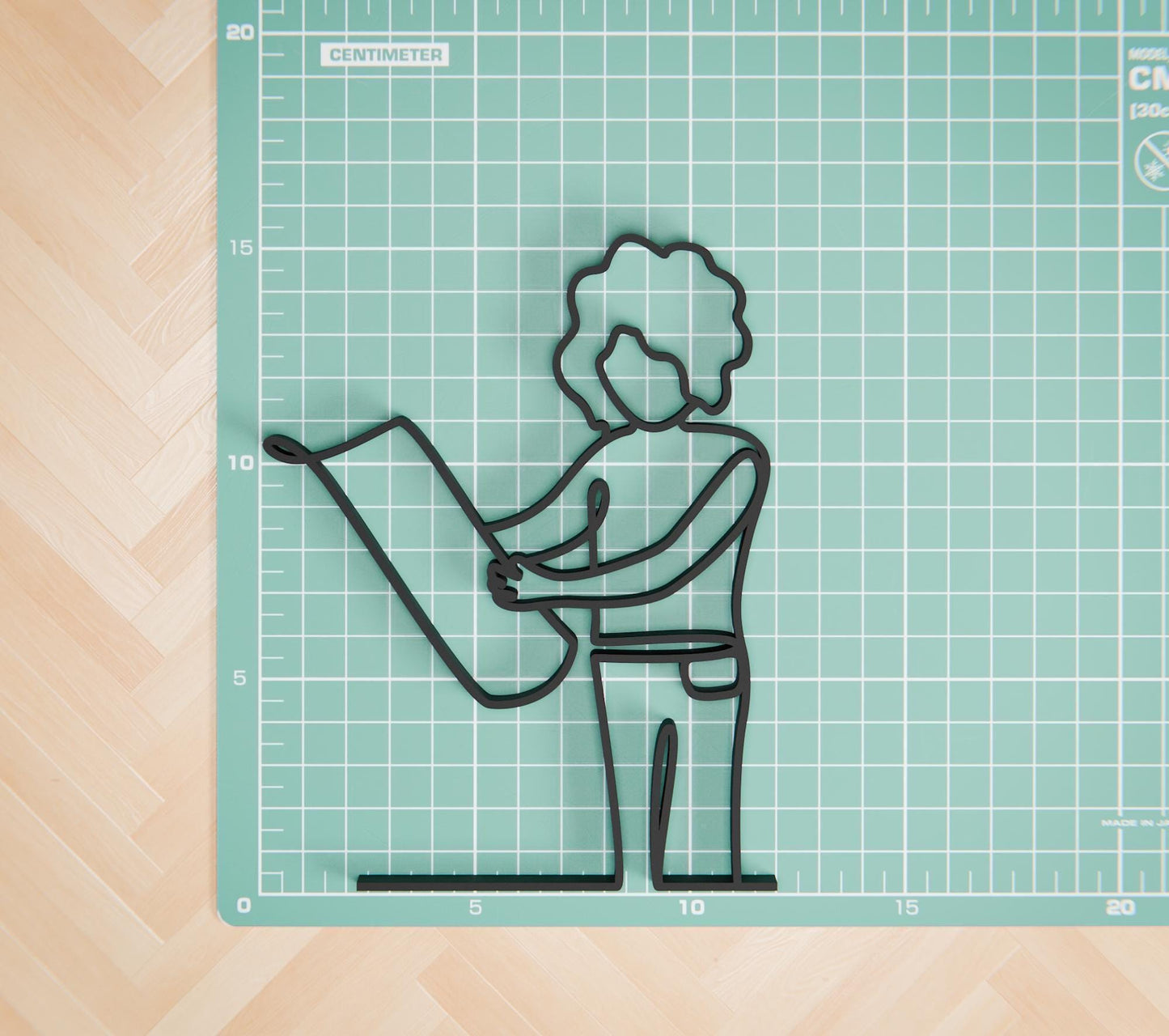 Female Architect - Customized Line Art Figure