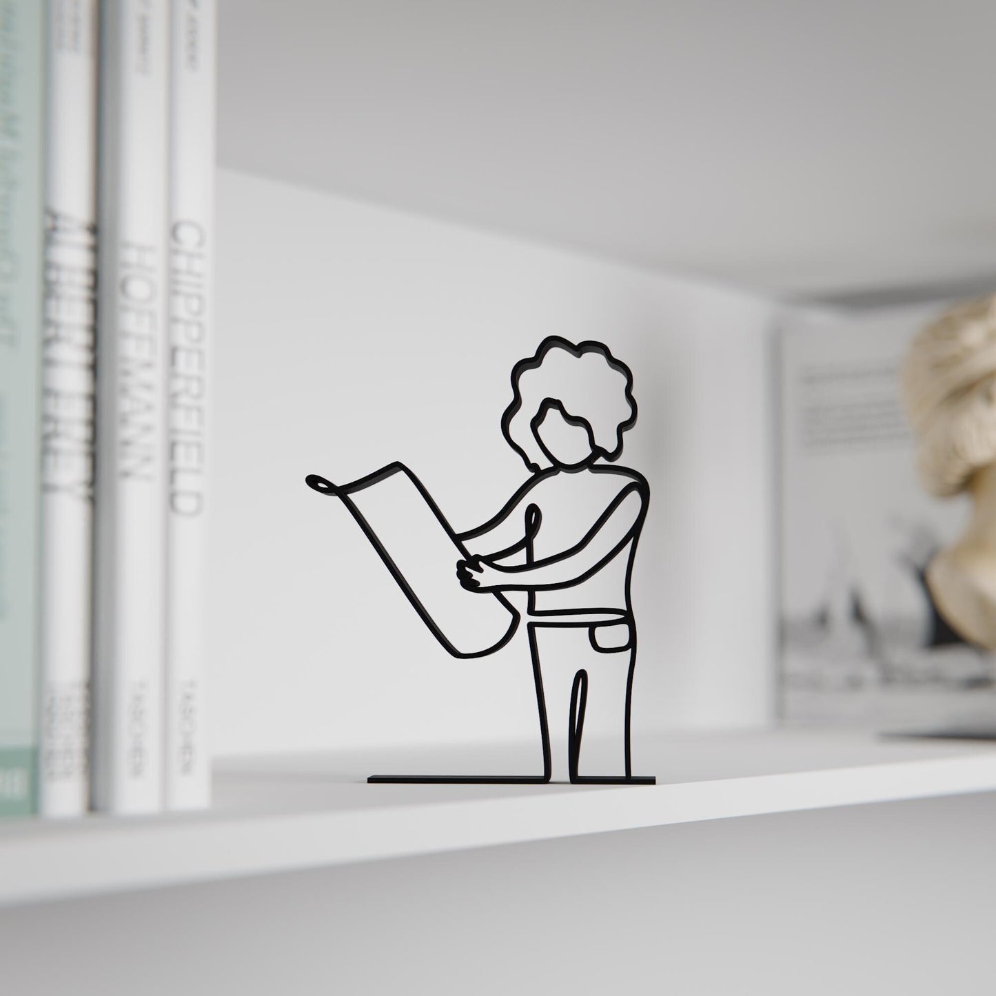 Female Architect - Customized Line Art Figure