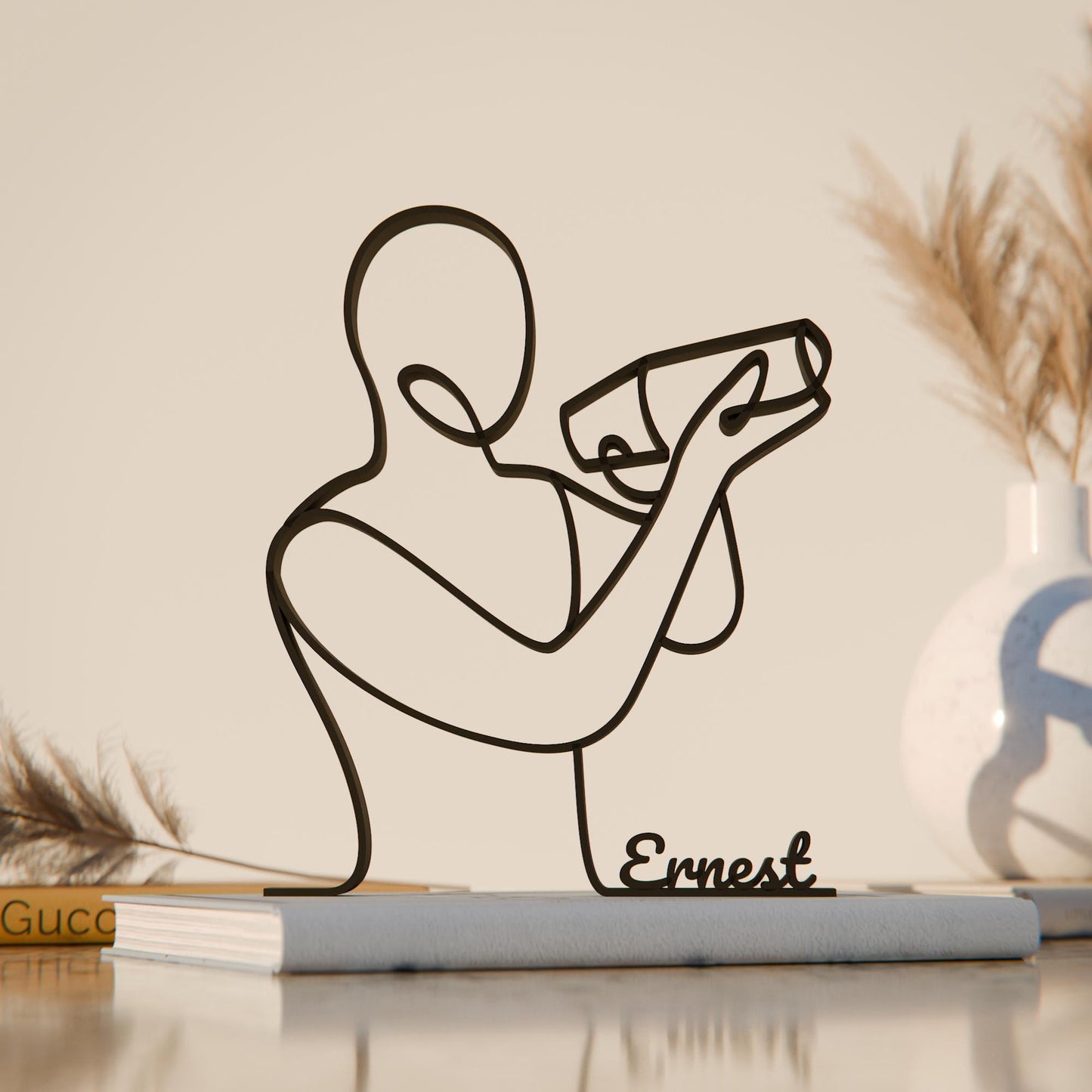 Bartender - Customized Line Art Figure