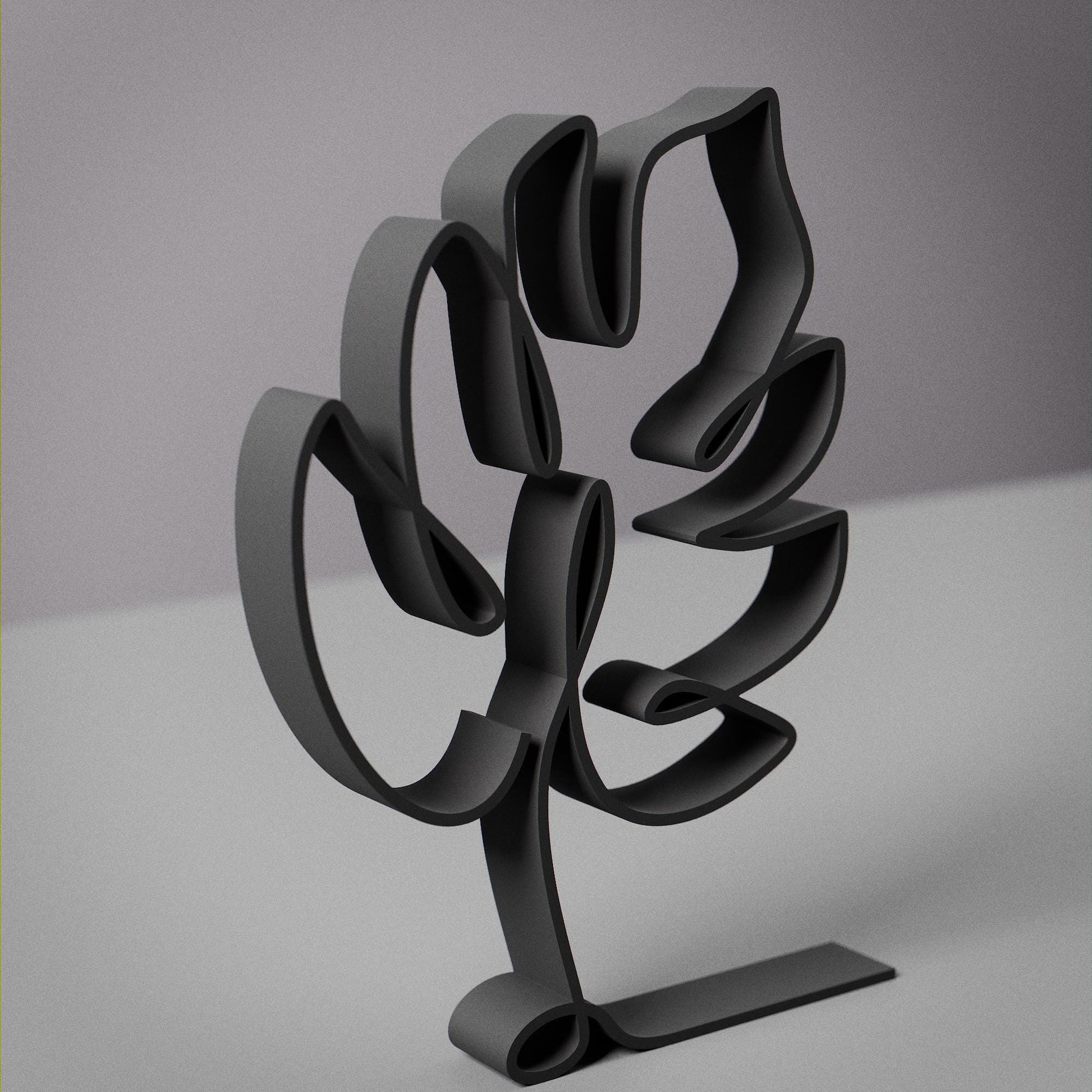 Leaf - Customized Line Art Figure