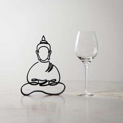 Buddha - Customized Line Art Figure