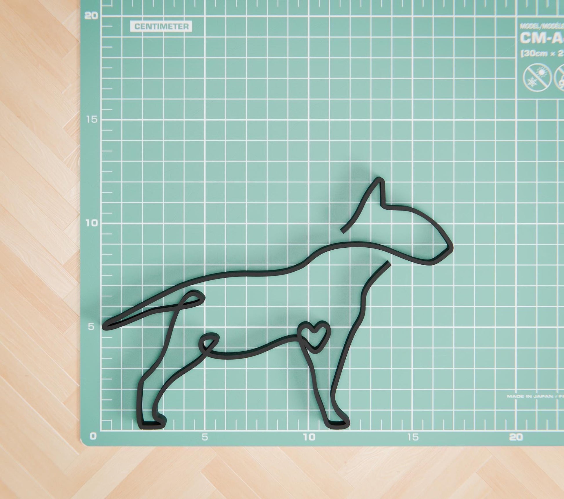 Bull Terrier Dog 83 - Line Art Figure