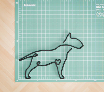 Bull Terrier Dog 83 - Line Art Figure