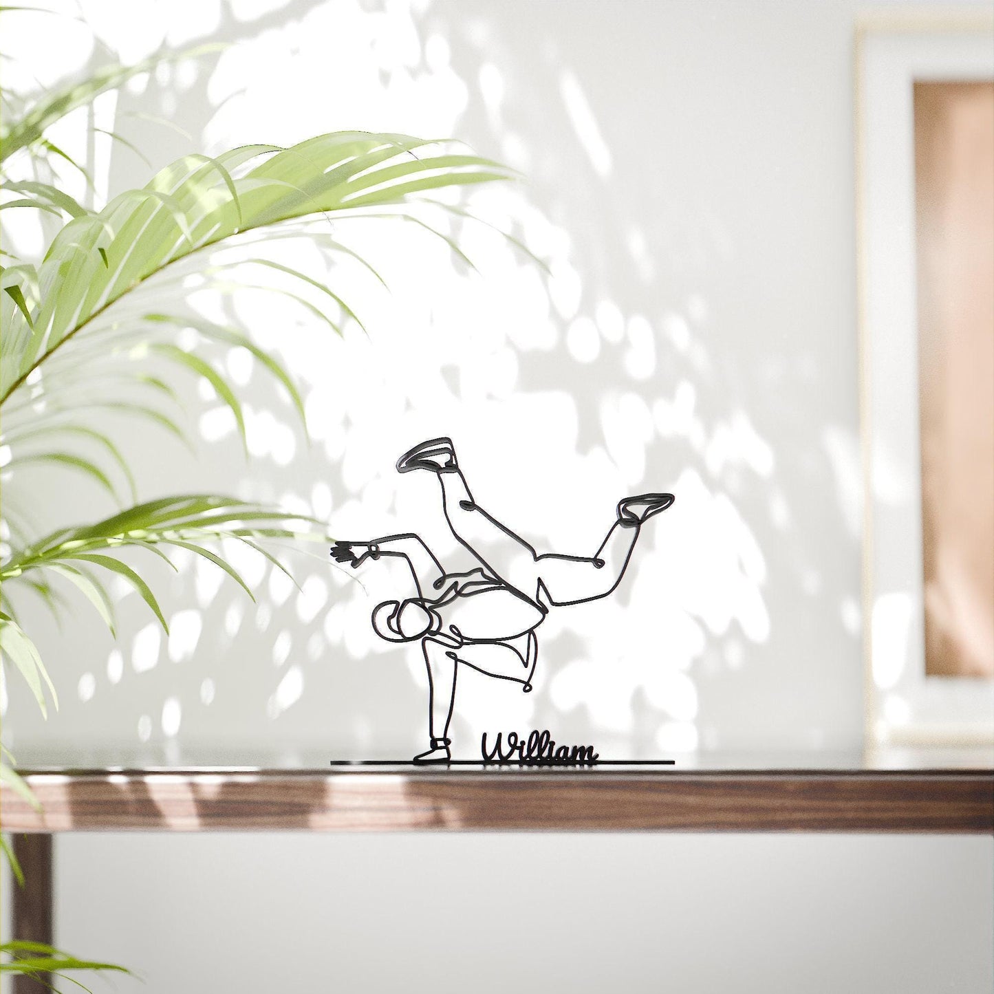 Hip Hop Dancer - Customized Line Art Figure