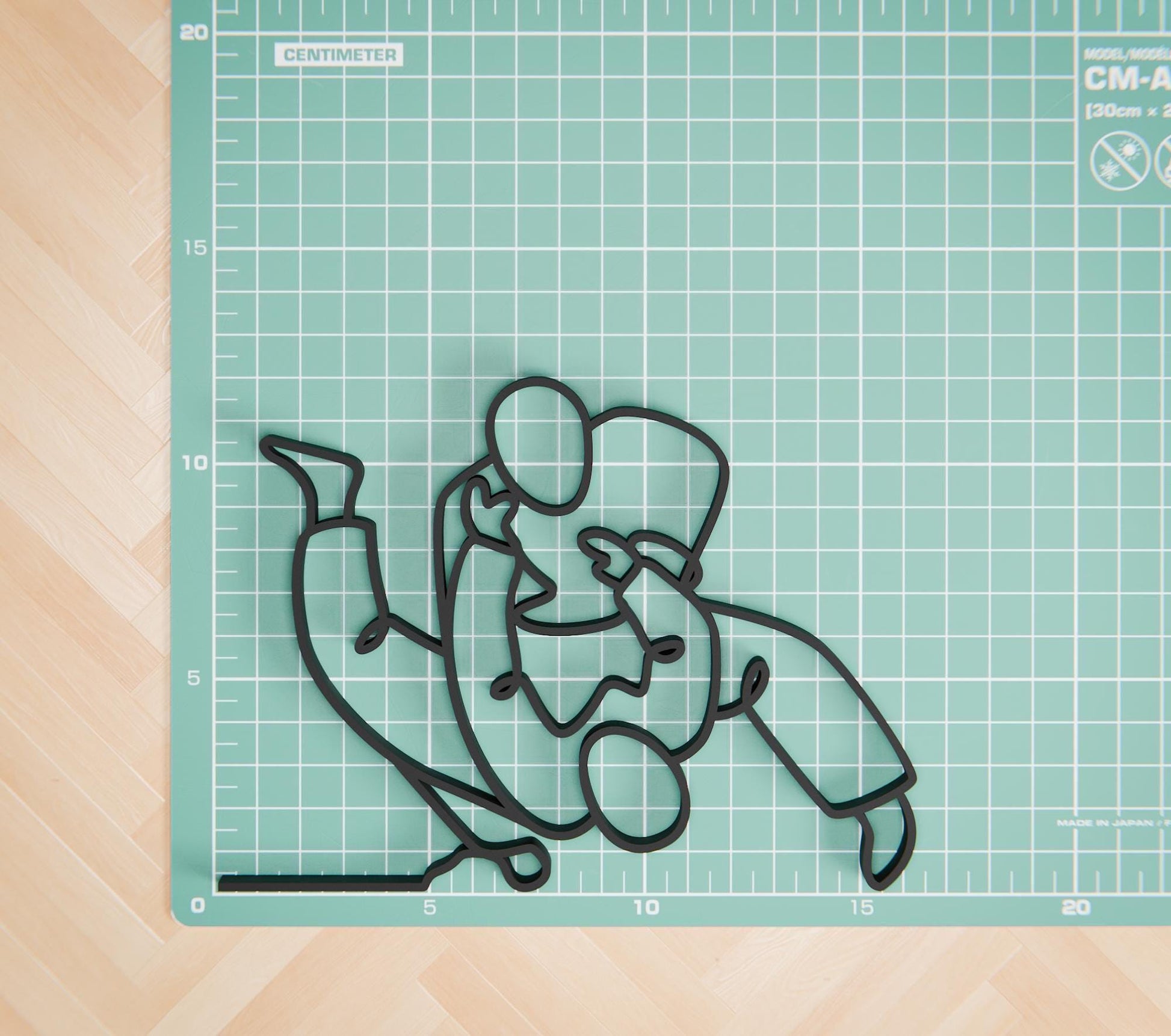 Jiu jitsu Fighter - Customized Line Art Figure