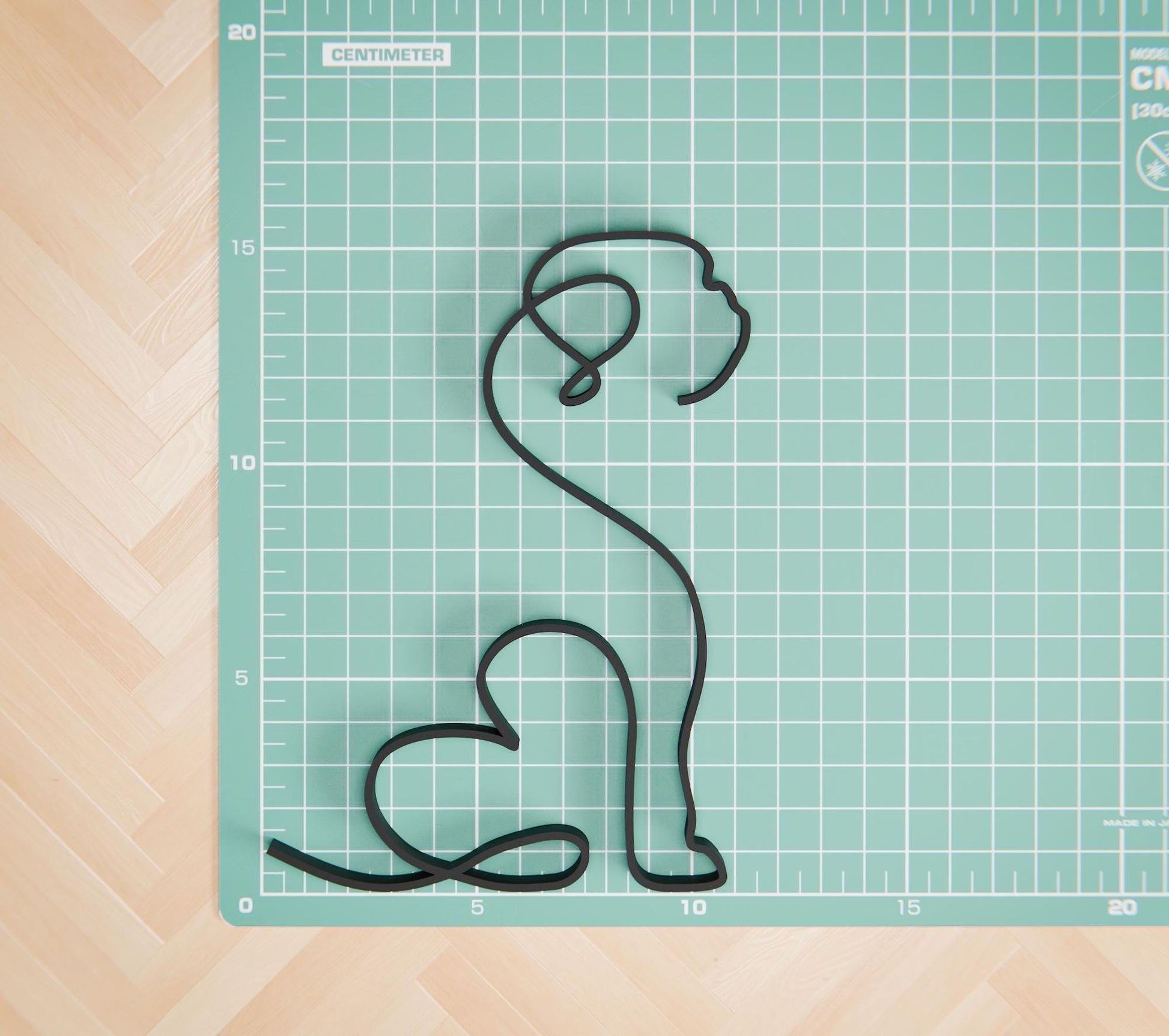 Pekingese Dog 31 - Line Art Figure