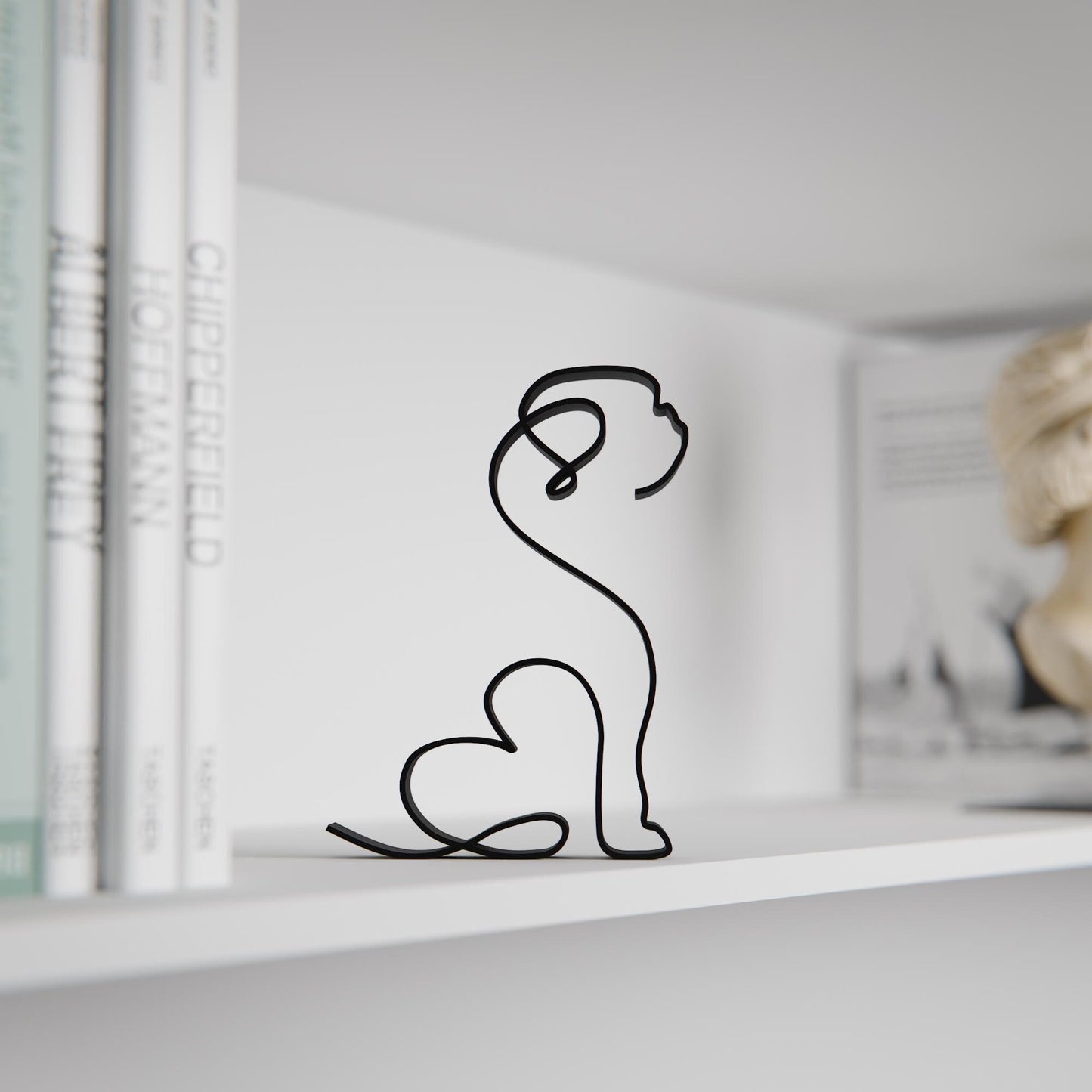 Pekingese Dog 31 - Line Art Figure