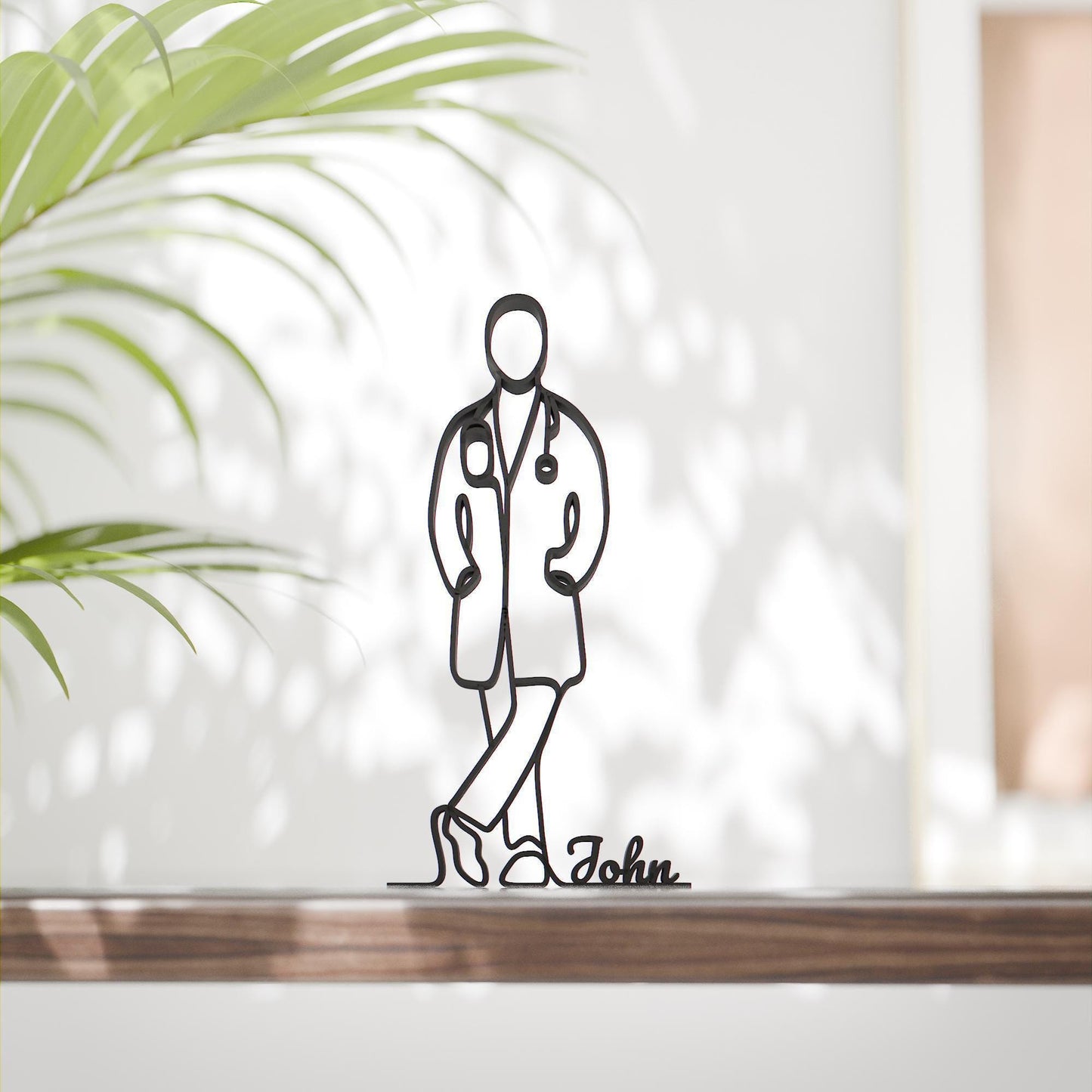 Doctor - Customized Line Art Figure