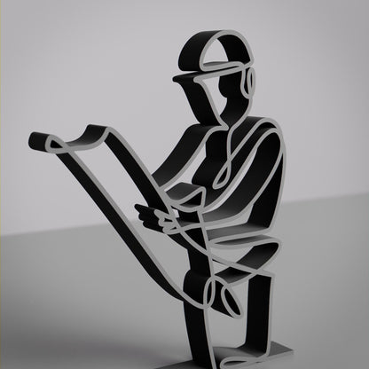 Architect - Customized Line Art Figure