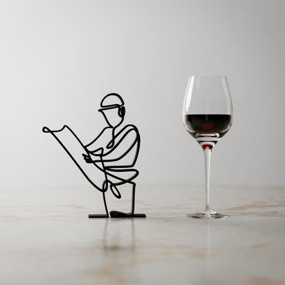 Architect - Customized Line Art Figure