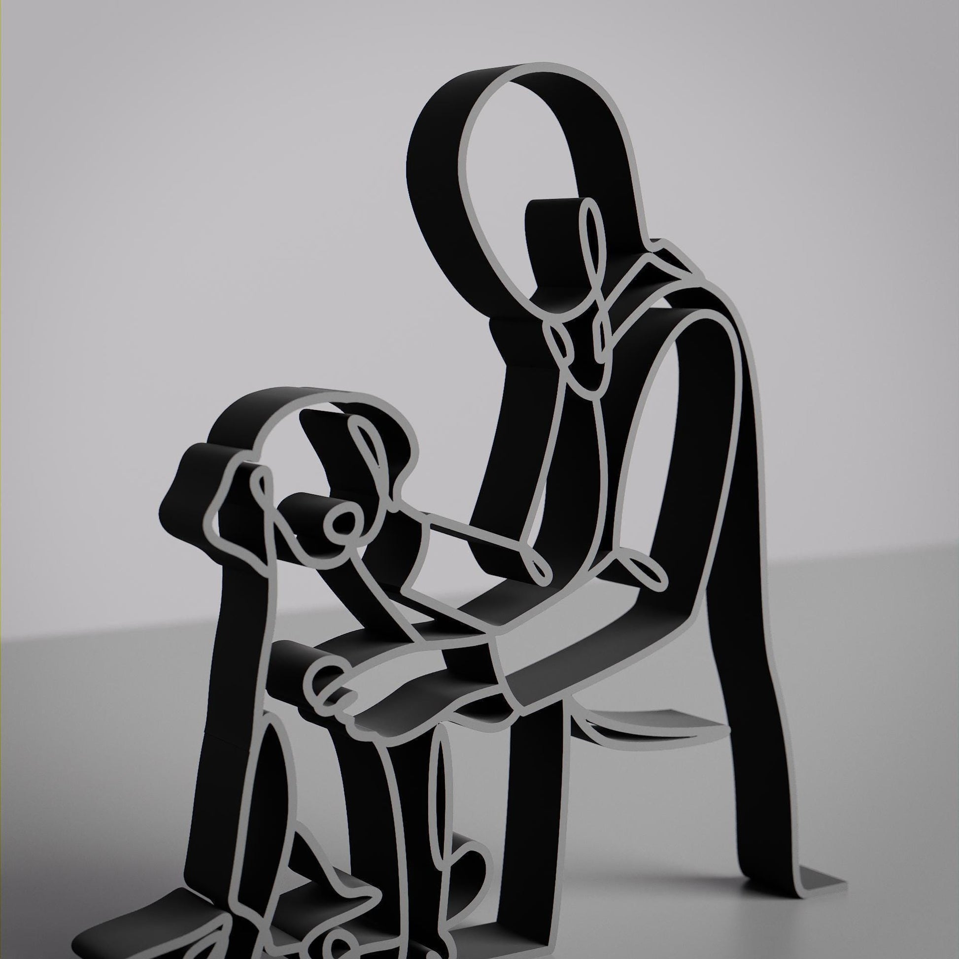 Veterinarian - Customized Line Art Figure