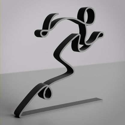 Runner - Customized Line Art Figure