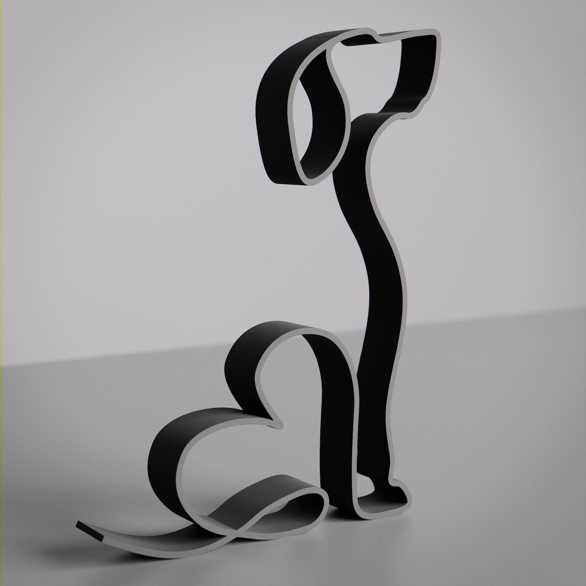 Bloodhound Dog 28 - Line Art Figure