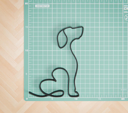 Bloodhound Dog 28 - Line Art Figure