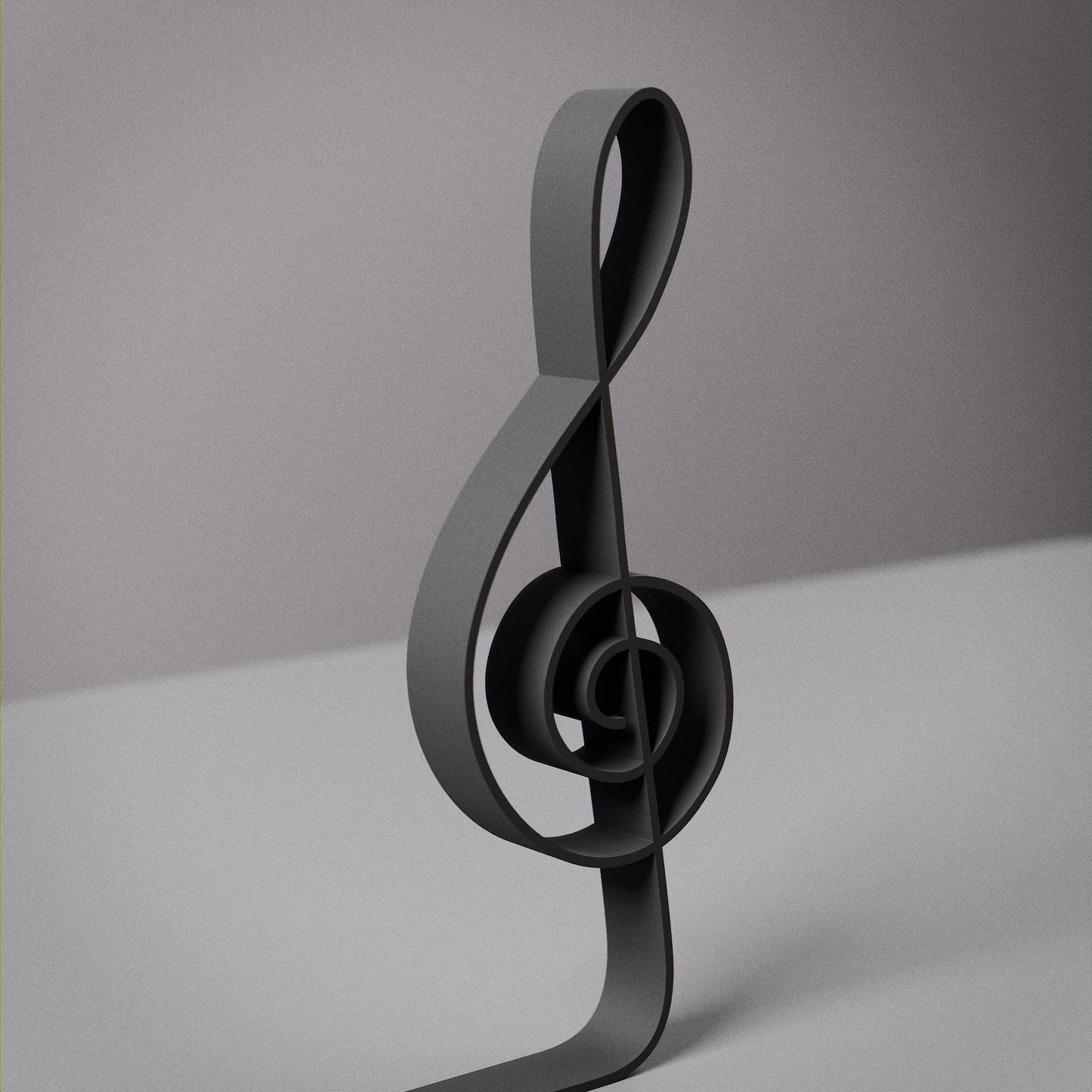 Treble Clef - Customized Line Art Figure