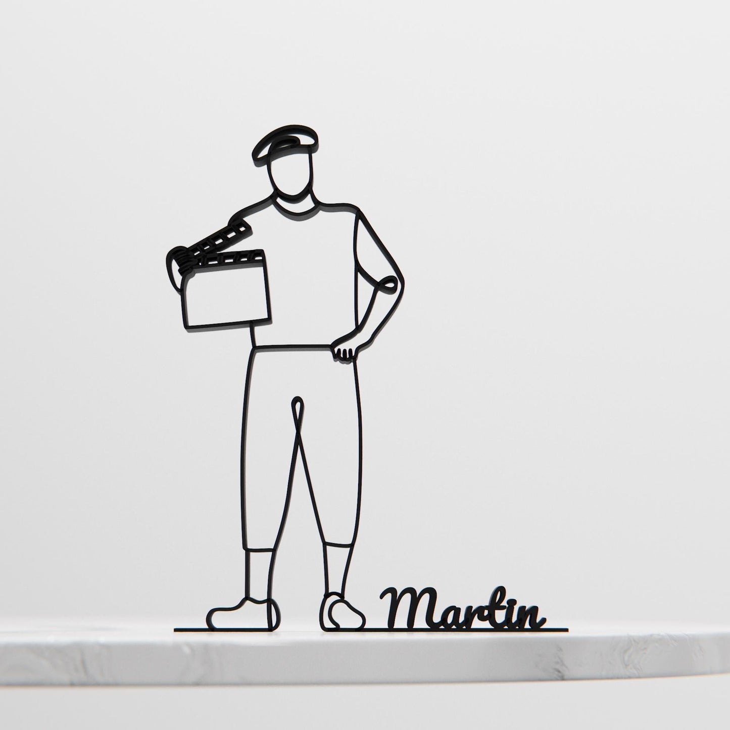Film Director - Customized Line Art Figure