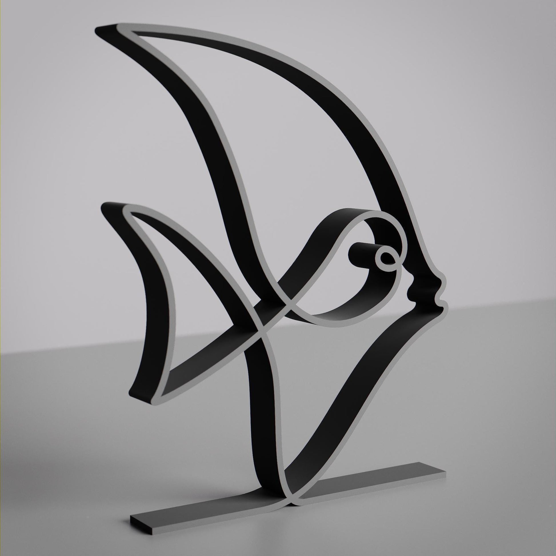 Fish - Line Art Figure