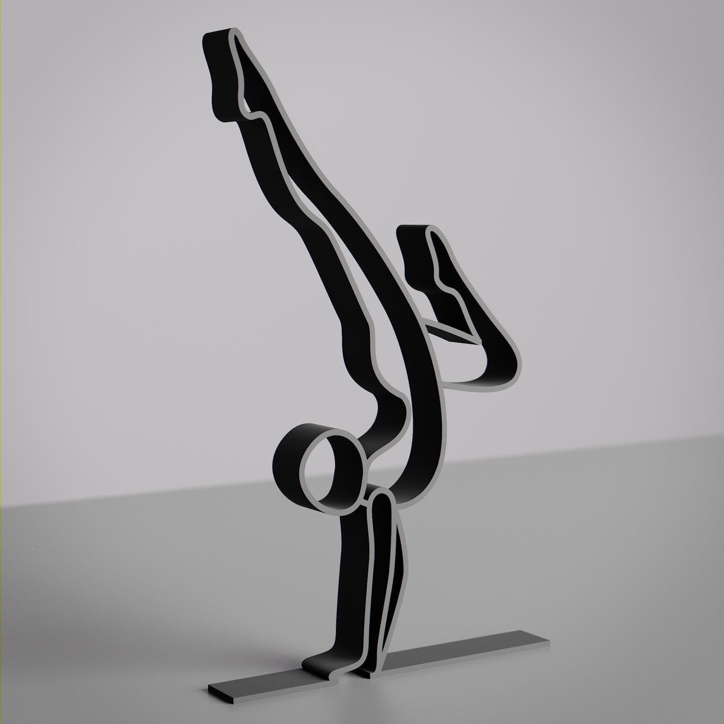 Gymnast - Customized Line Art Figure