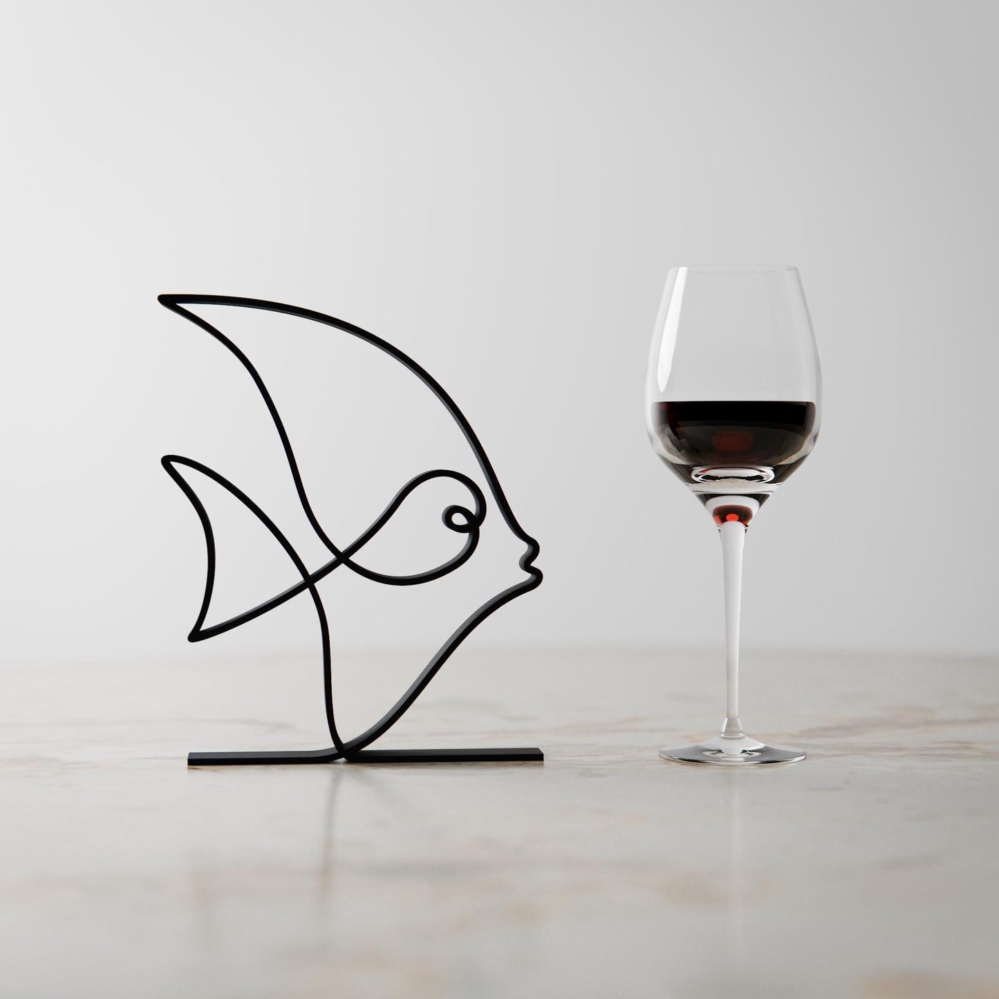 Fish - Line Art Figure