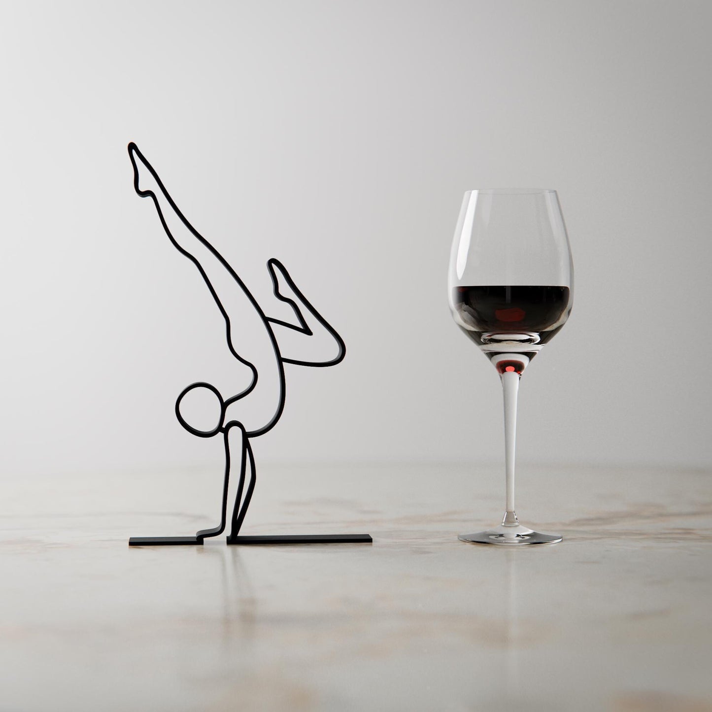 Gymnast - Customized Line Art Figure