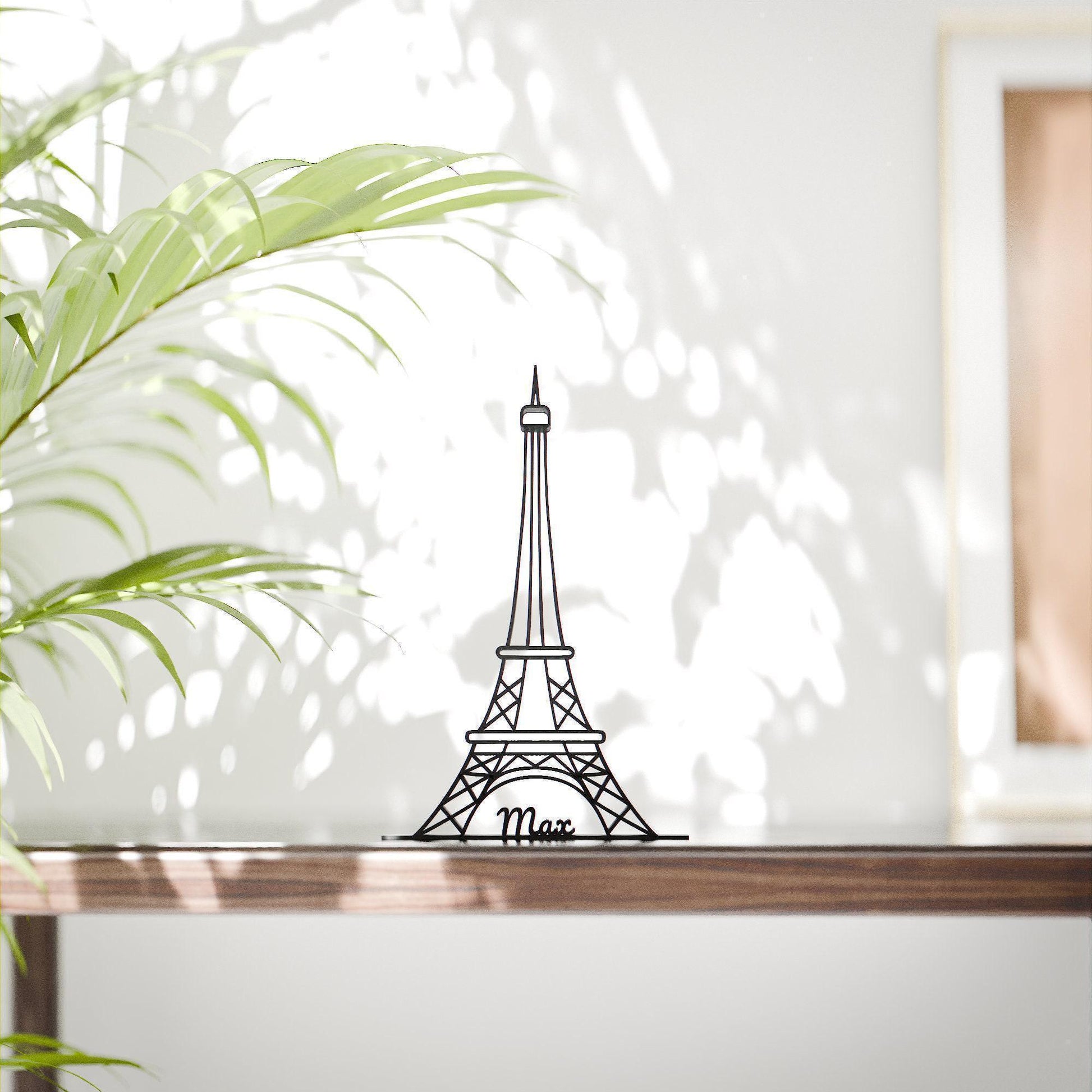 Eiffel Tower - Customized Line Art Figure