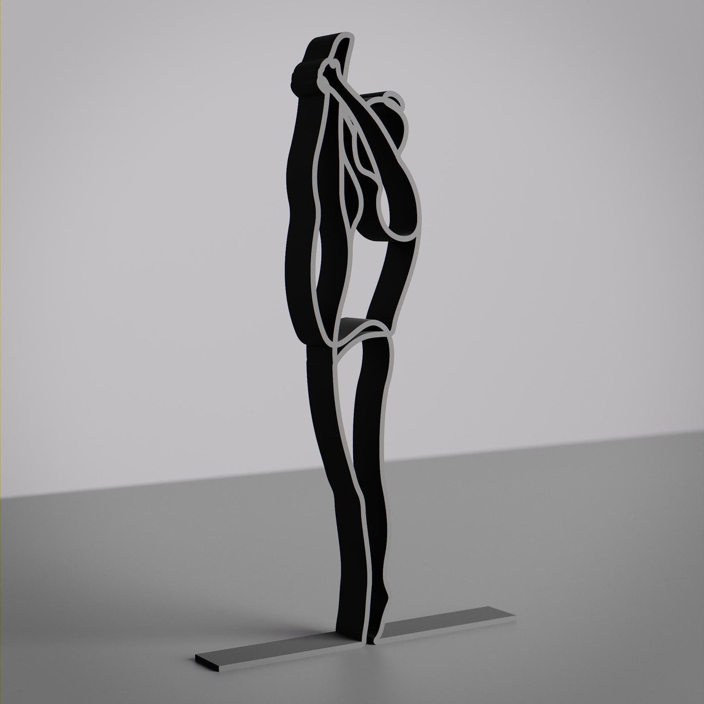 Ballerina 04 - Line Art Figure