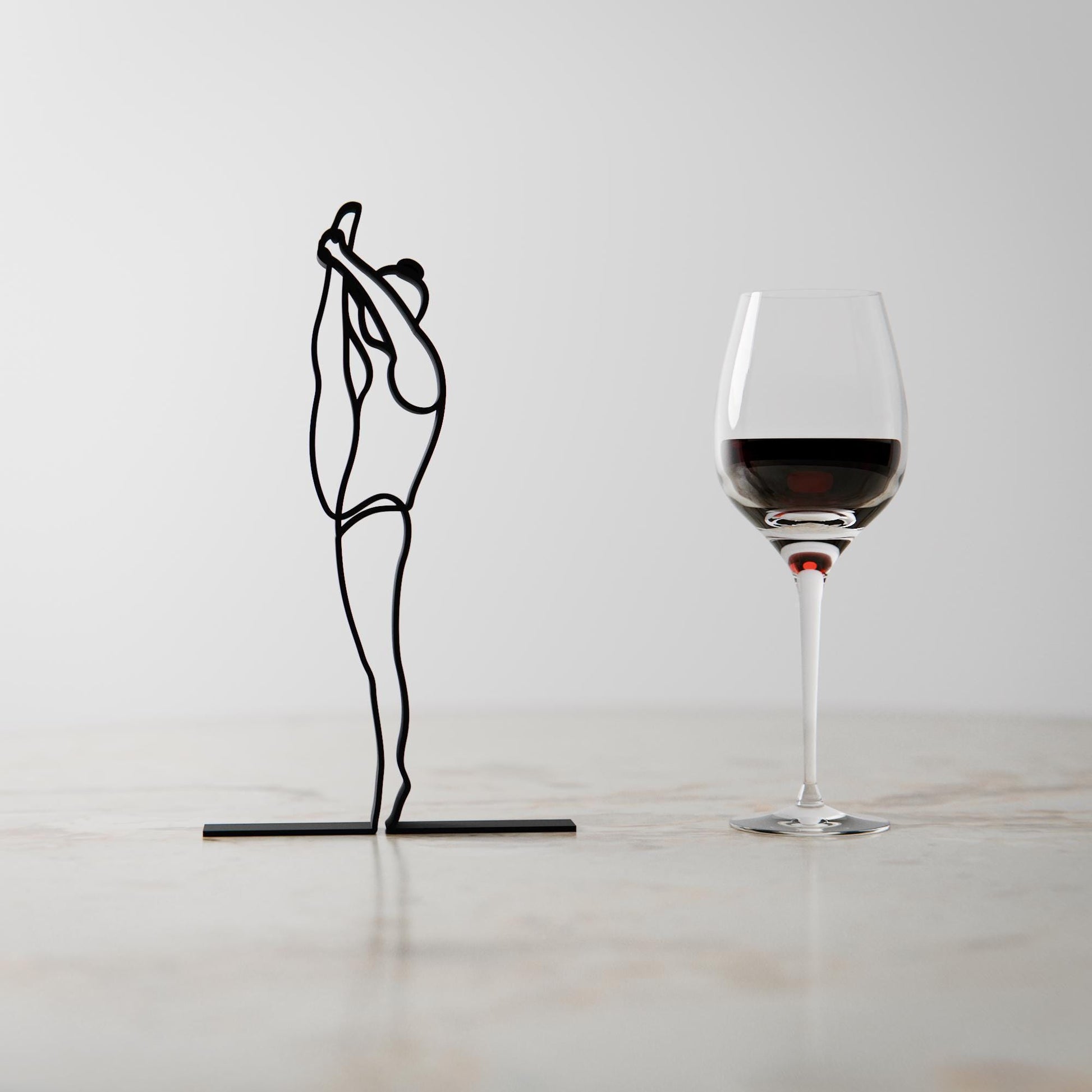 Ballerina 04 - Line Art Figure