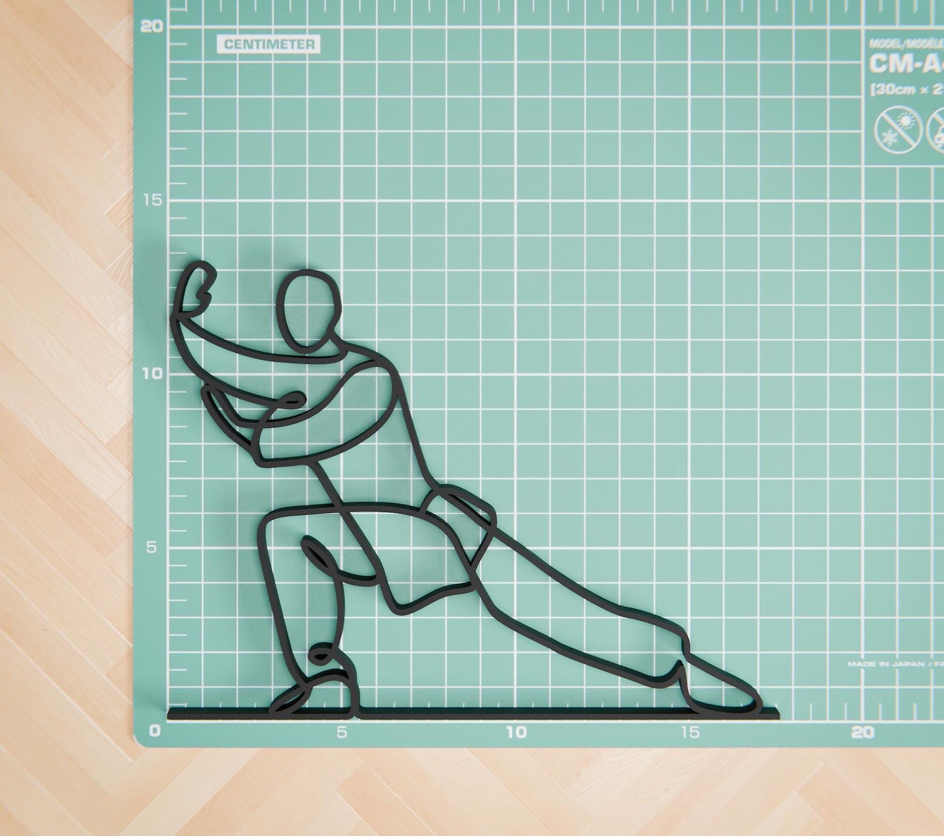 Tai Chi Practitioner - Customized Line Art Figure