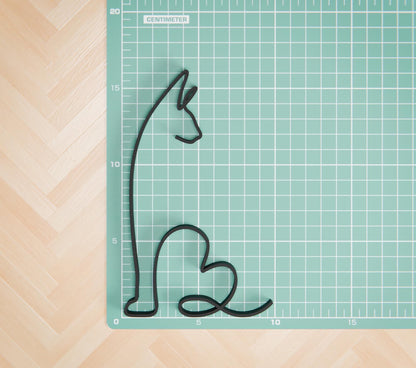 Sphynx Cat 05 - Line Art Figure