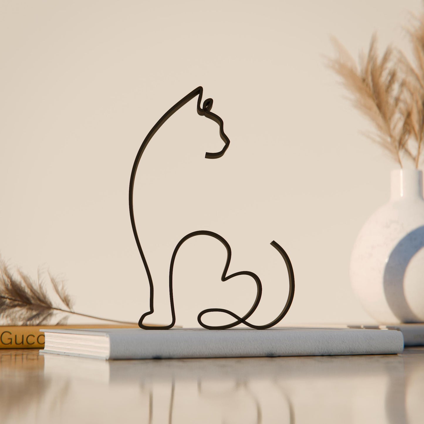 Ragdoll Cat 06 - Line Art Figure