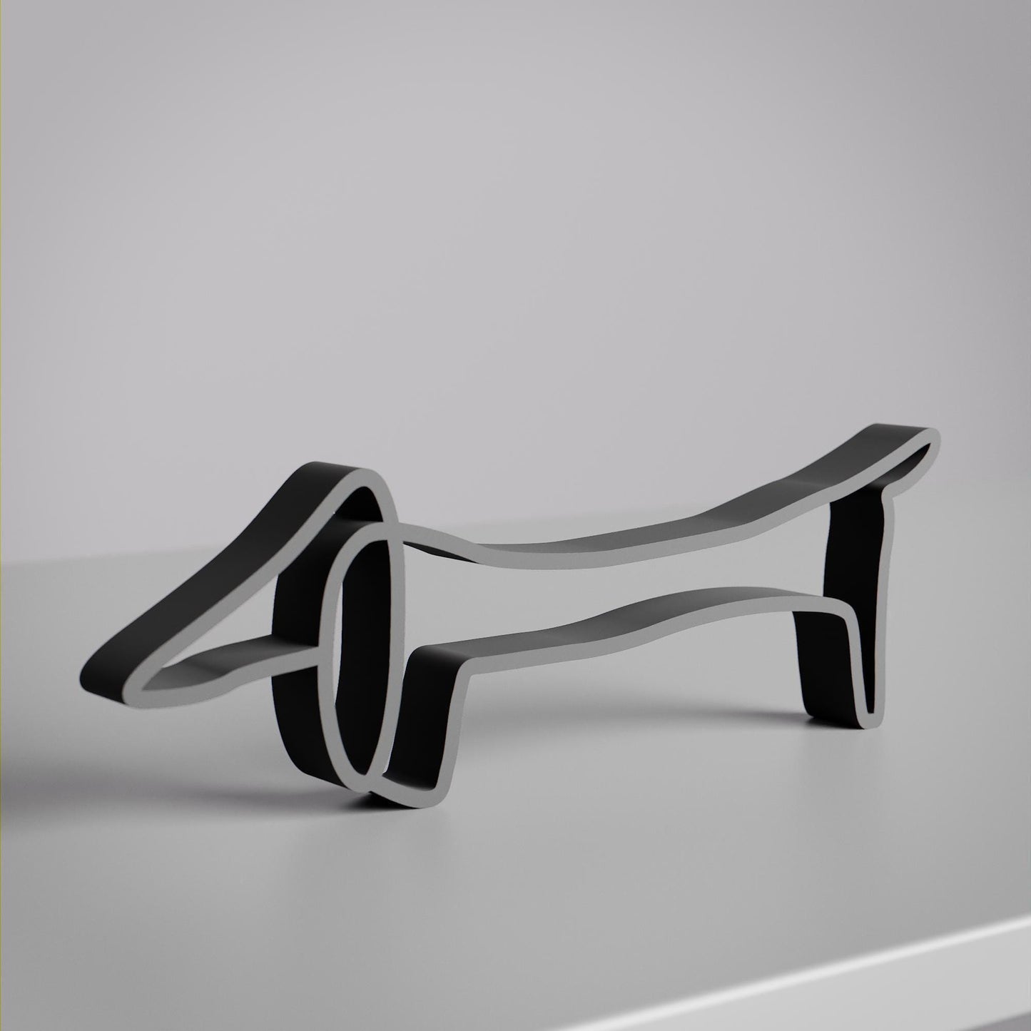 Picasso's Dog - Line Art Figure