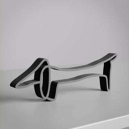 Picasso's Dog - Line Art Figure