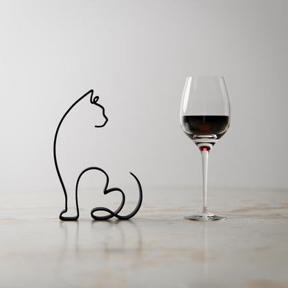 Ragdoll Cat 06 - Line Art Figure