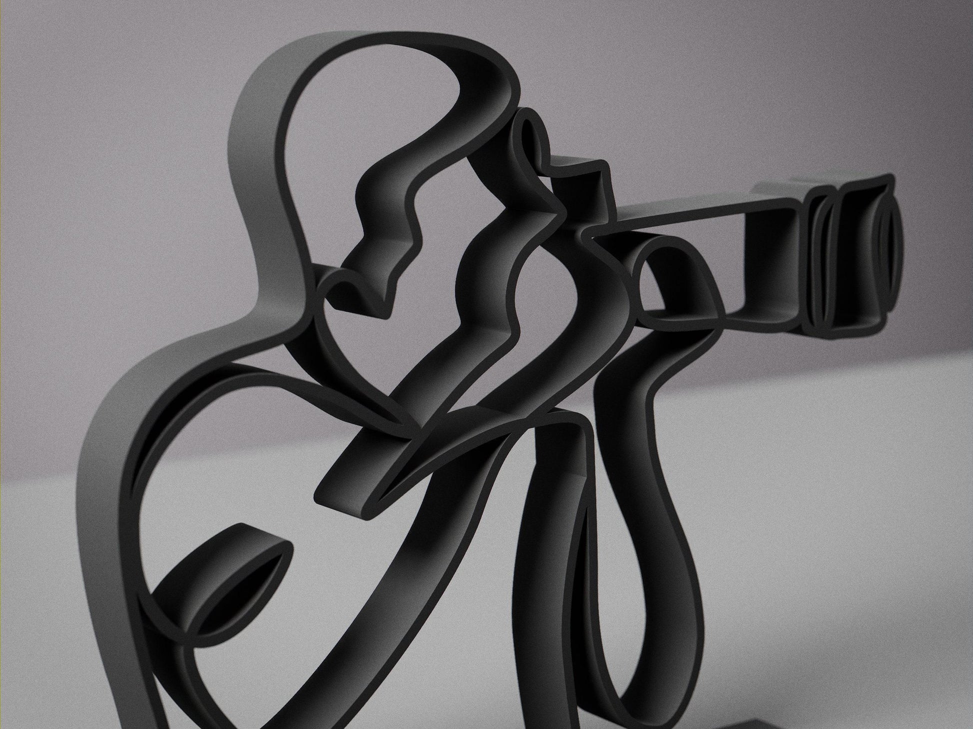 Photographer - Customized Line Art Figure