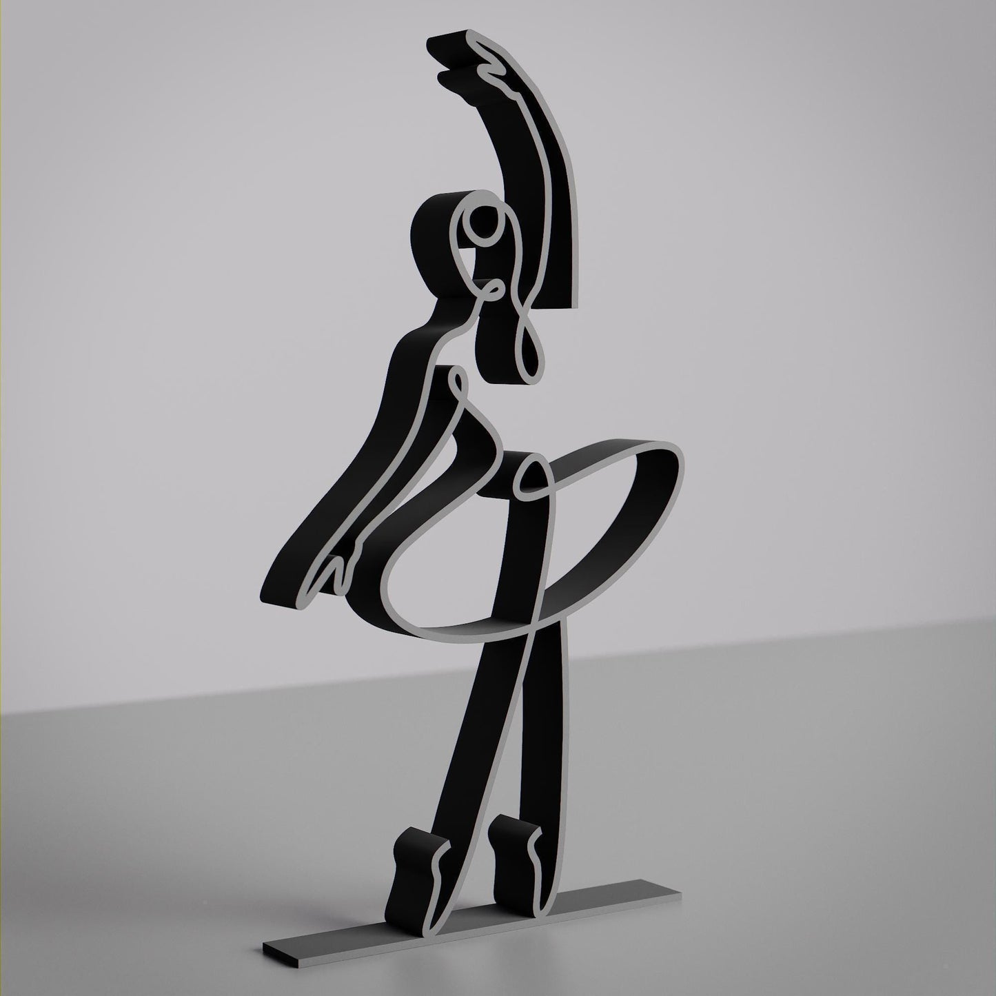 Ballerina 03 - Line Art Figure