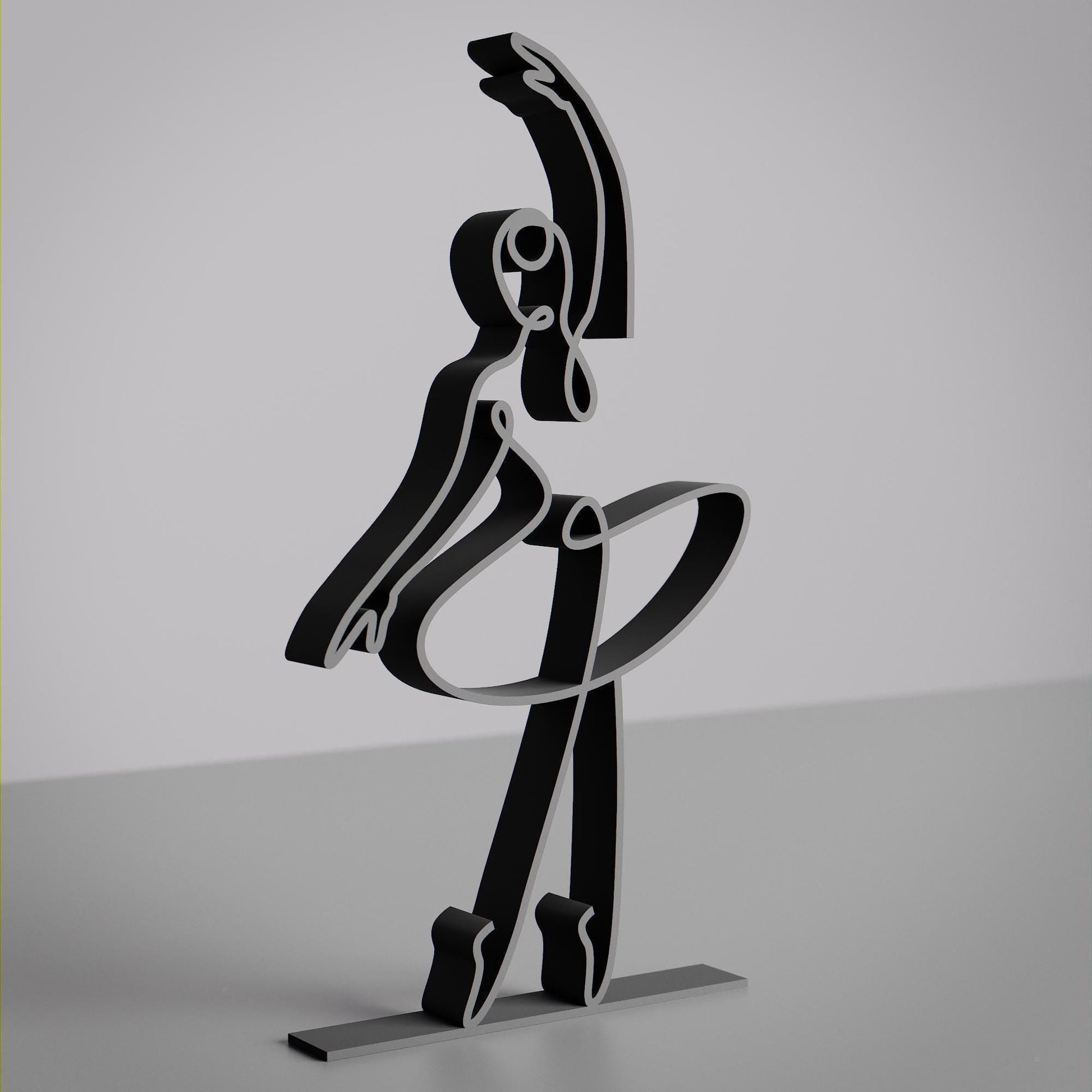 Ballerina 03 - Line Art Figure