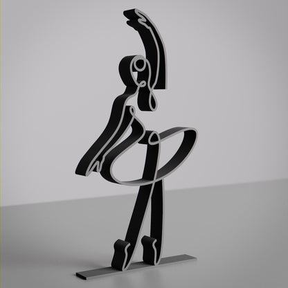 Ballerina 03 - Line Art Figure