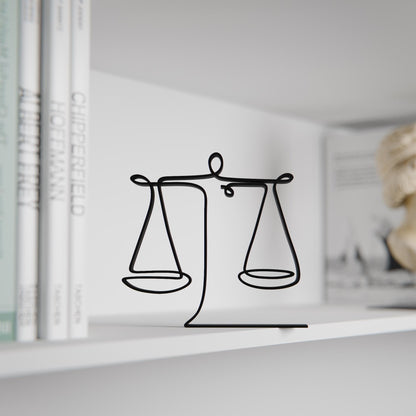 Libra The Scales - Customized Line Art Figure